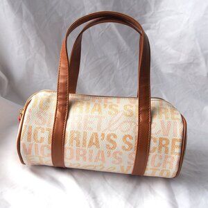 Victorias Secret Amor Logo Cylinder Makeup/Handbag, Y2k